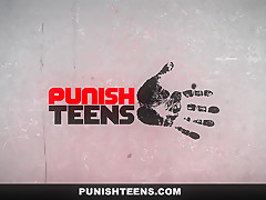 PunishTeens - Young Latina Destroyed By Sisters Boyfriend